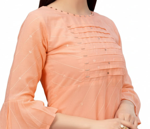 Premium Cotton Printed Suit Set – Three-Piece Kurta, Plazzo & Dupatta