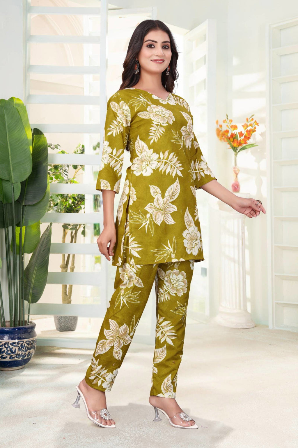 Printed Rayon Coord Set – Effortless Summer Style