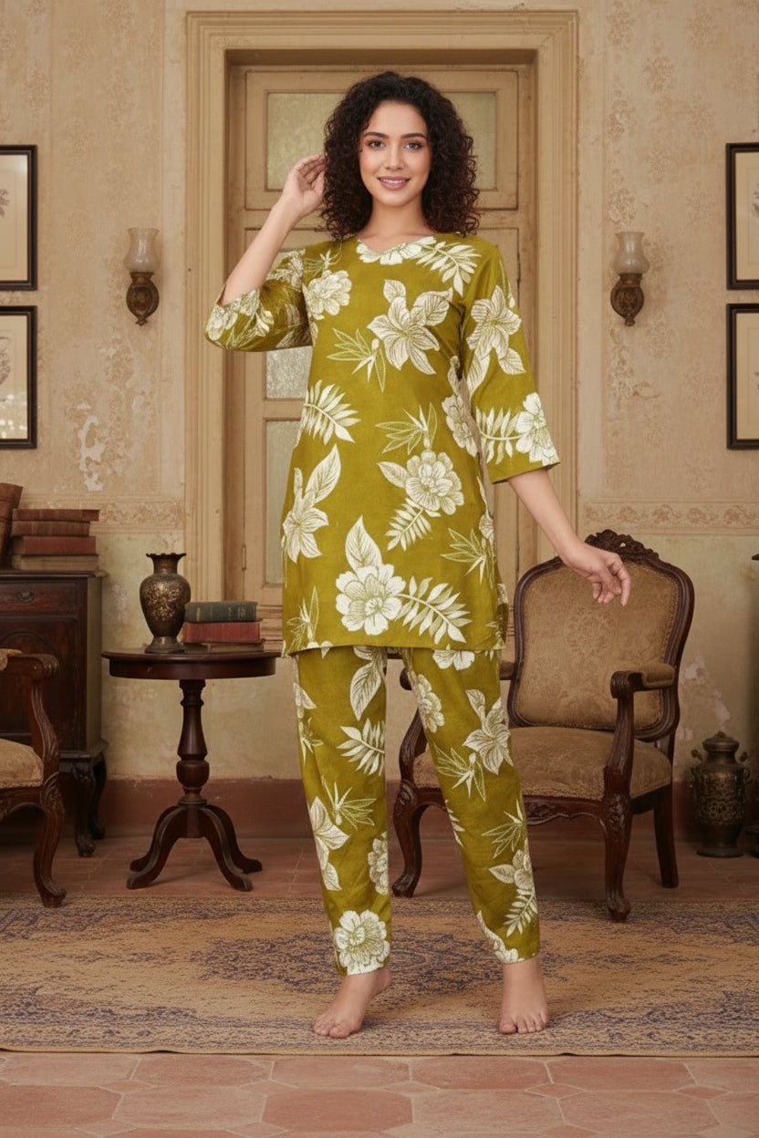 Printed Rayon Coord Set – Effortless Summer Style