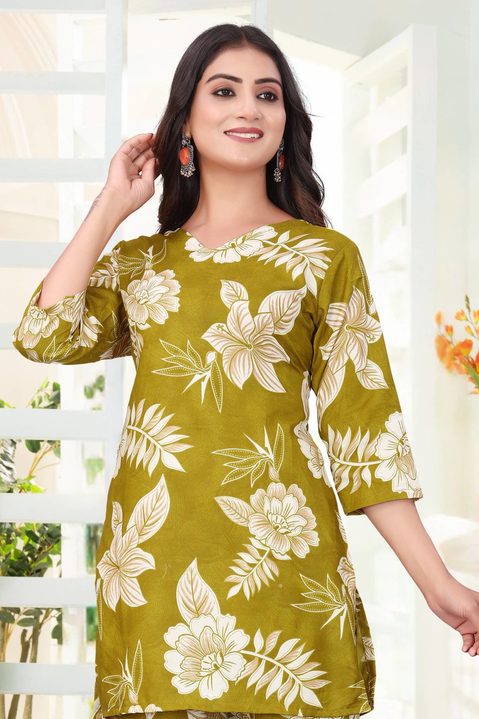 Printed Rayon Coord Set – Effortless Summer Style