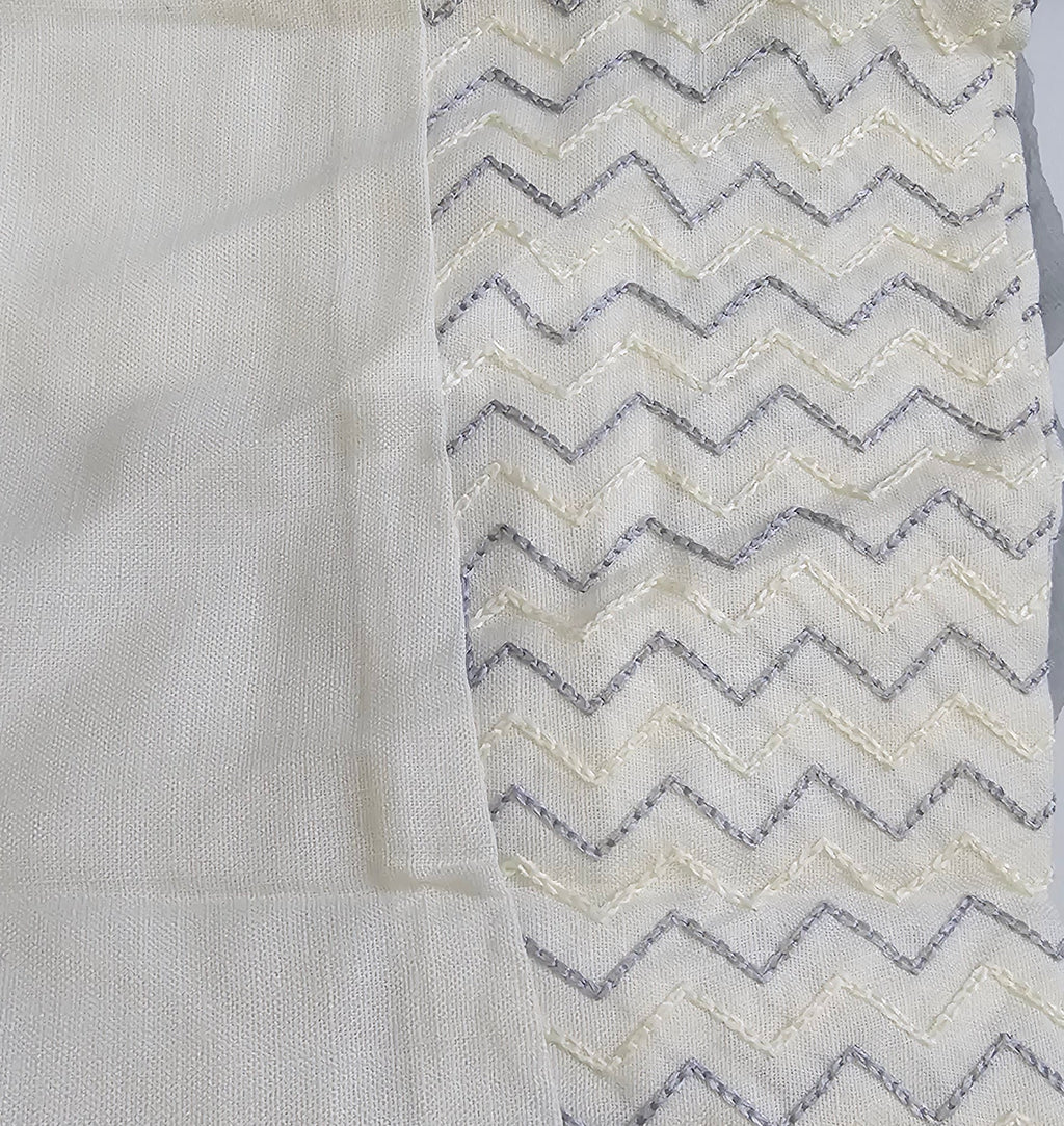 Cotton Printed Three-Piece Suit Set