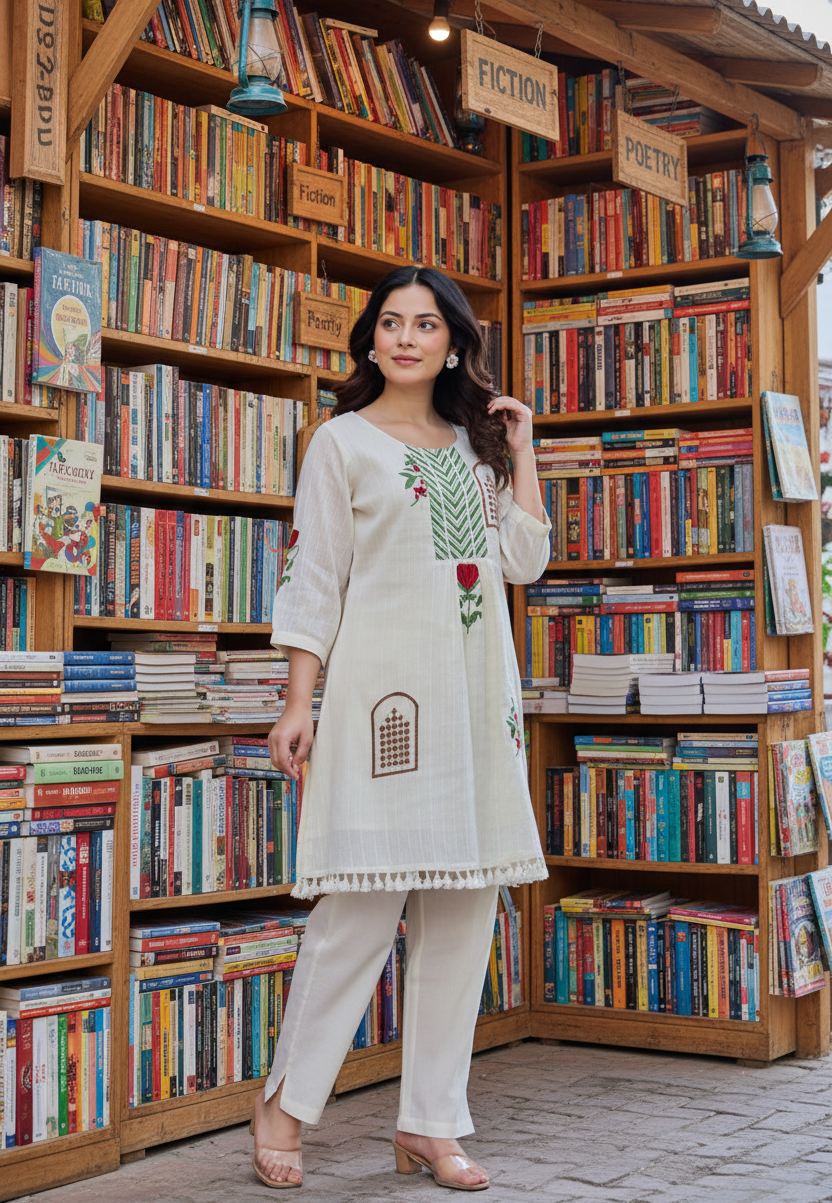 Cotton Embroidered Coord Set – Effortless Elegance