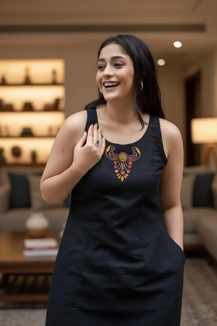 Starlight Noir Kurta Set