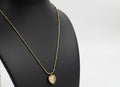 I Love You Heart Pendant Necklace - Gold Plated