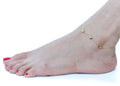 Constellation Heart Anklet - 18K Gold