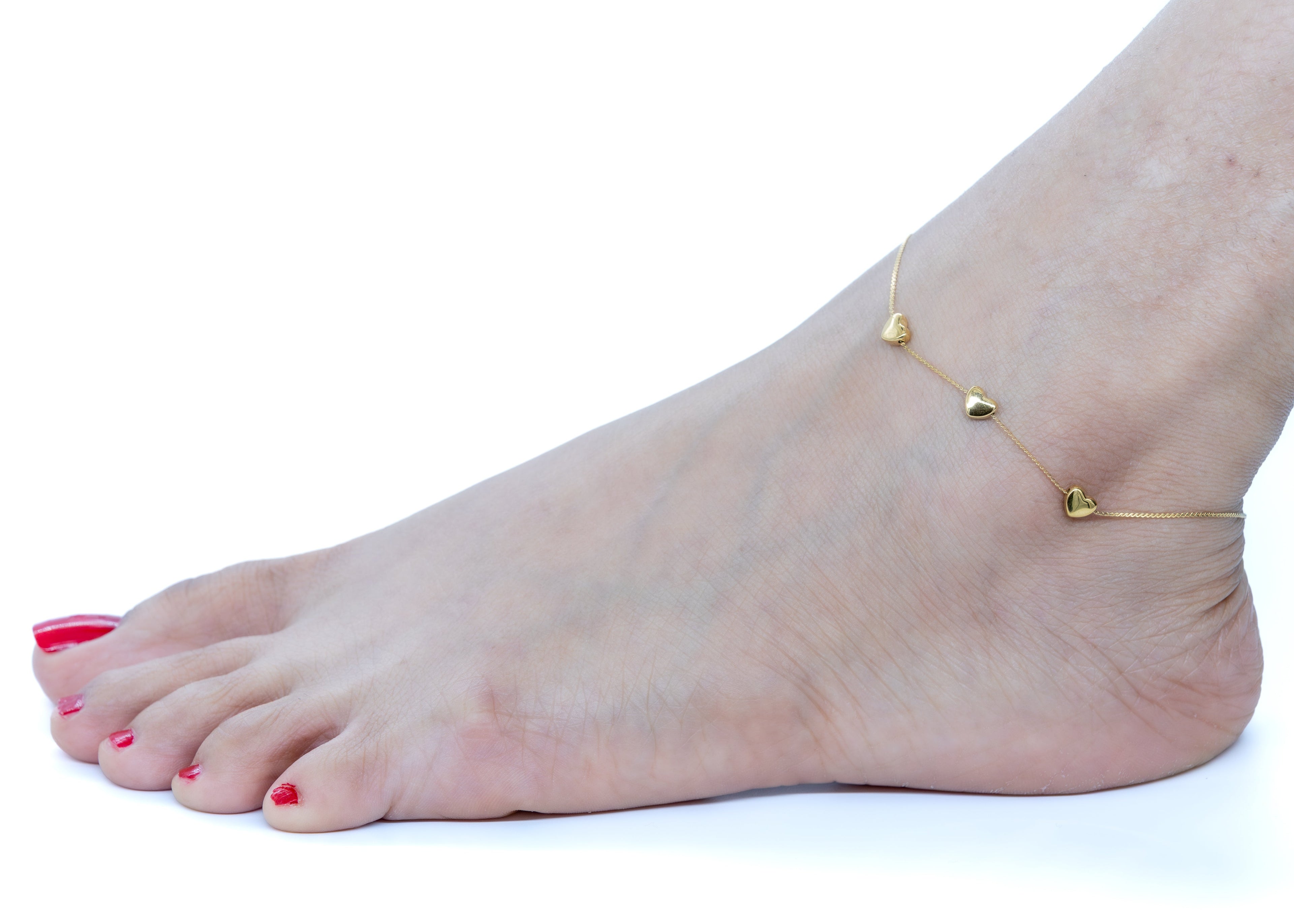 Constellation Heart Anklet - 18K Gold