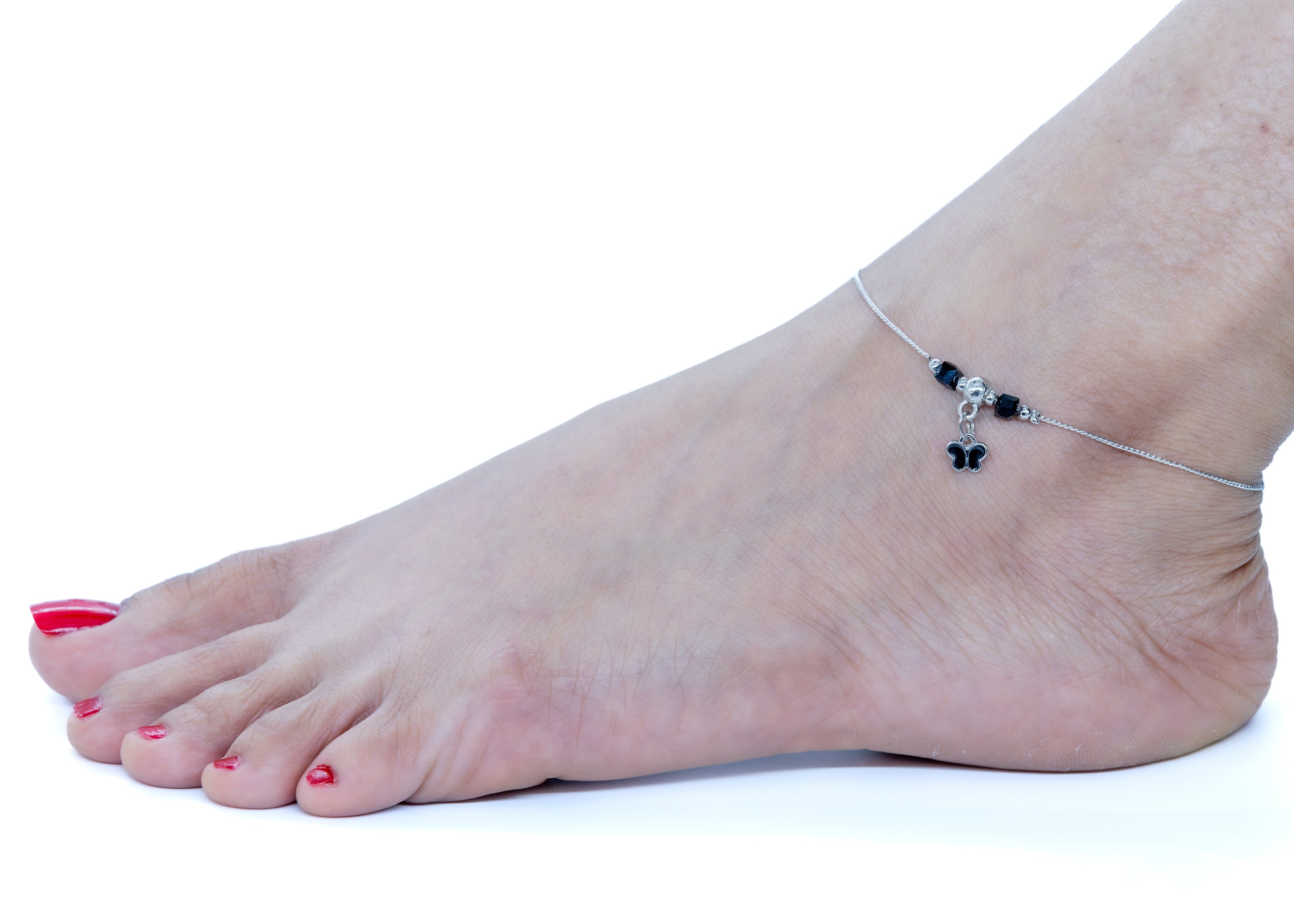 Minimalist Butterfly Anklet