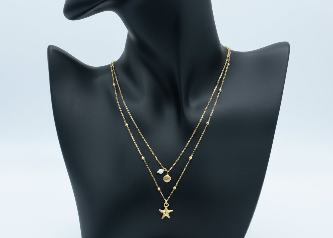Double-layered chain - 18K Gold Plated