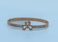 Gold/Rose Gold Butterfly Crystal Bracelet