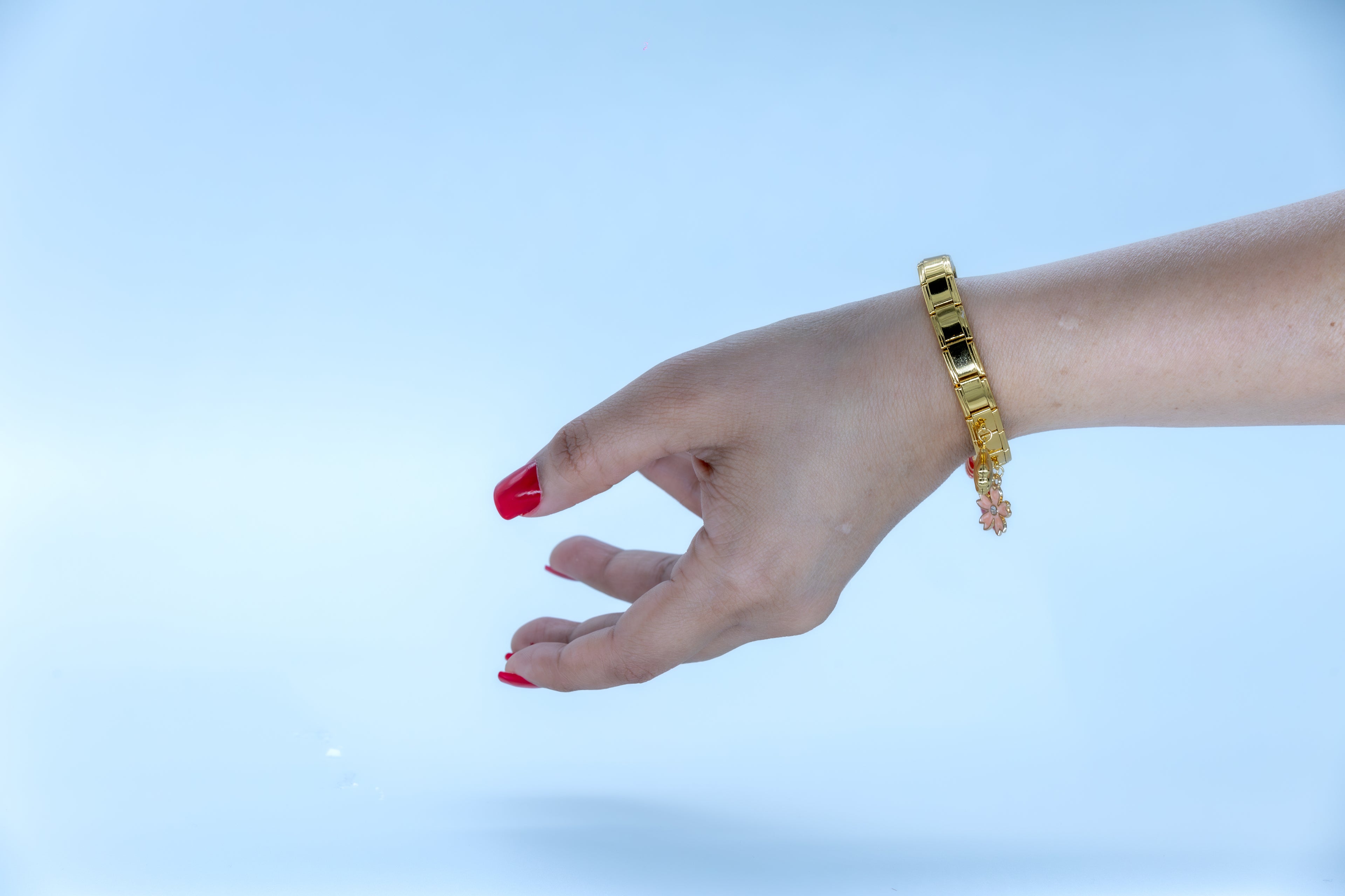 18K Gold-Plated Italian-Style Charm Bracelet