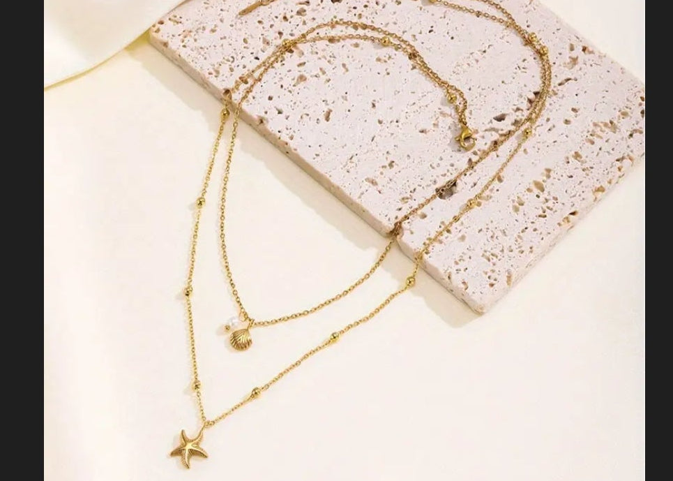 Double-layered chain - 18K Gold Plated