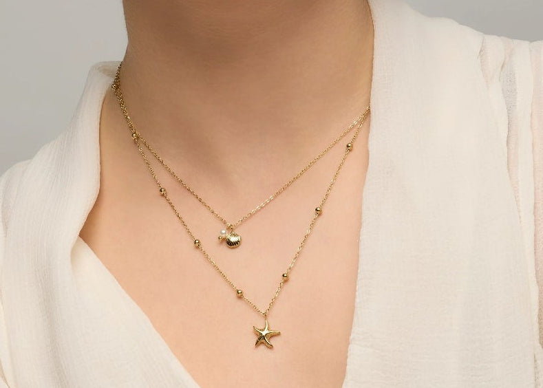 Double-layered chain - 18K Gold Plated