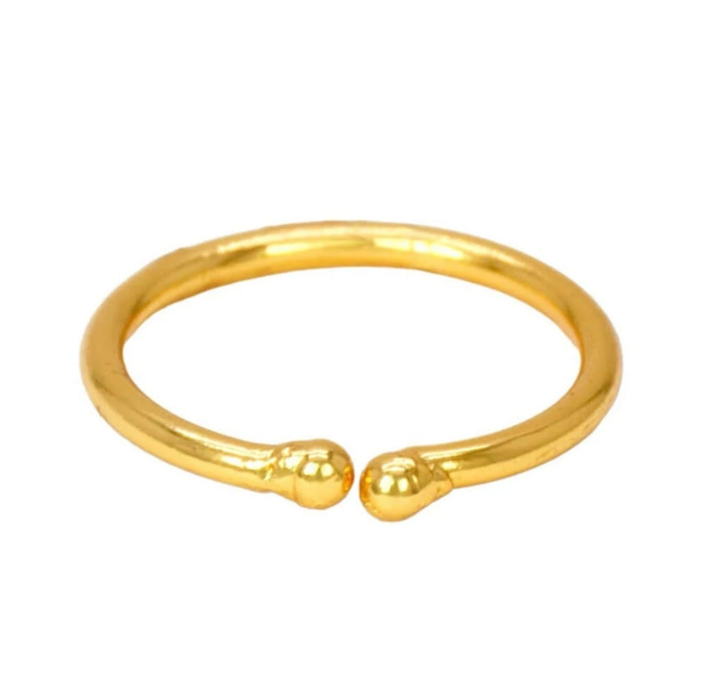 18K Gold Plated Stainless Steel adjustable Minji (Toe Rings)